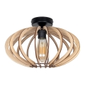 Aufsatzkronleuchter EARTH 1xE27/60W/230V schwarz/beige