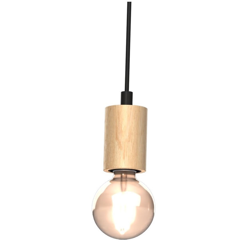 Aufsatzkronleuchter VIGA 2xE27/60W/230V Holz