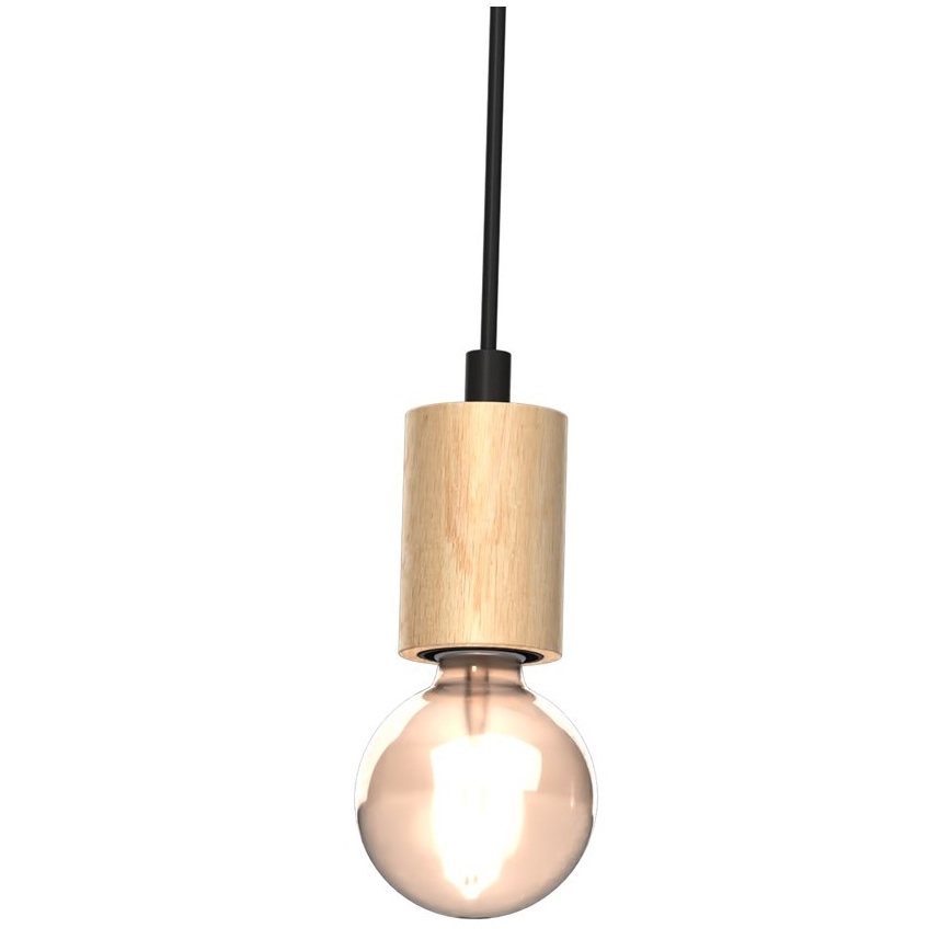 Aufsatzkronleuchter VIGA 3xE27/60W/230V Holz