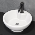 Aufsatzwaschbecken DRAMMEN Ø 40,1 cm, Keramik/Weiß