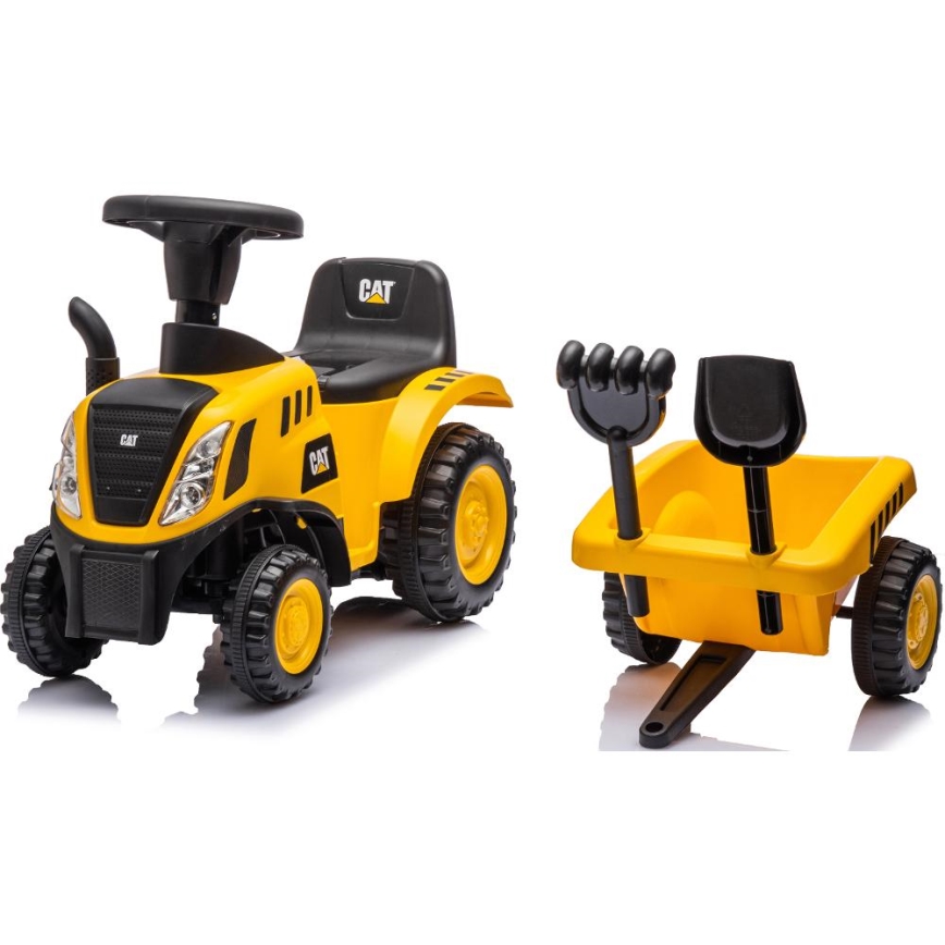 Aufsitz-Rutschtraktor CAT gelb/schwarz