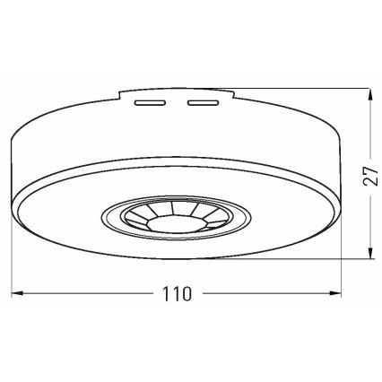 Außen-Bewegungssensor 360x120° weiß IP65