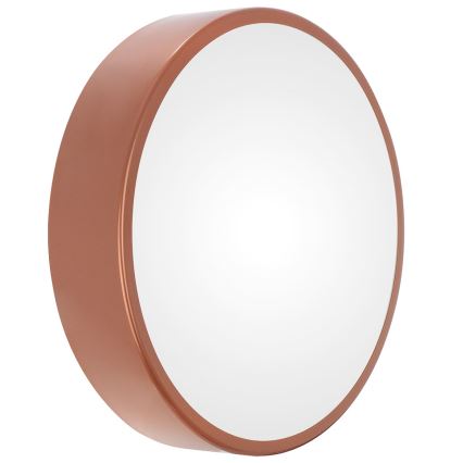 Außen-Deckenleuchte mit Sensor CLEO 3xE27/24W/230V Ø 40 cm Kupfer IP54