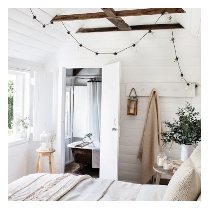 Außen-Dekorationskette GIRLANDA 10 m 10xE27/10W/230V IP44