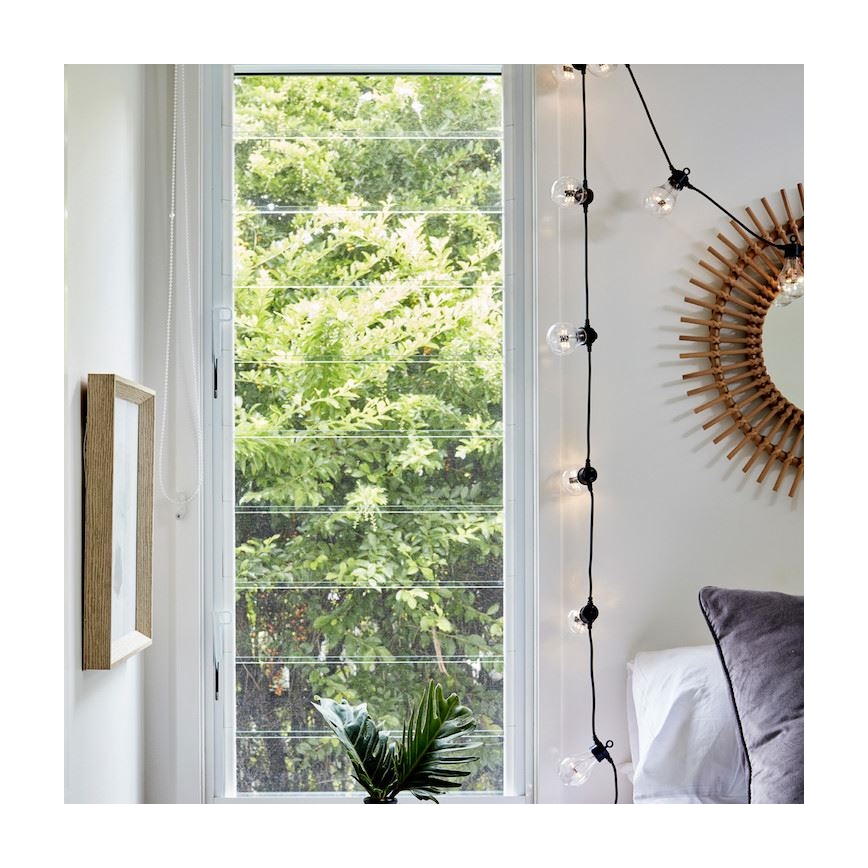 Außen-Dekorationskette GIRLANDA 10 m 10xE27/10W/230V IP44