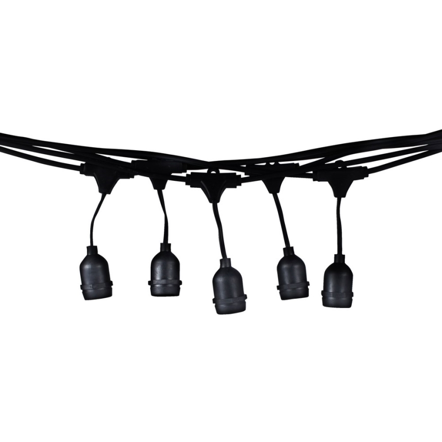 Außen-Dekorationskette GIRLANDA 10 m 10xE27/10W/230V IP44