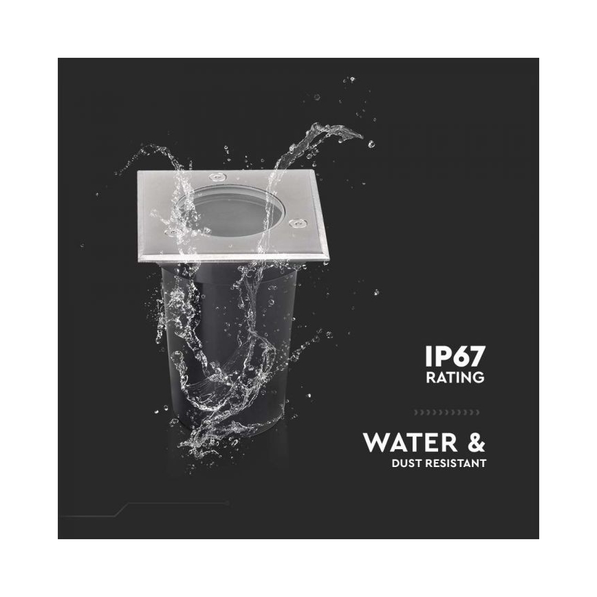 Außen-Einbaustrahler 1xGU10/35W/230V IP67