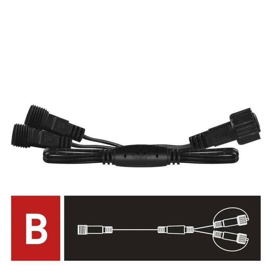 Außen-Verteilerkabel für Verbindungsketten, 0,5 m, IP44