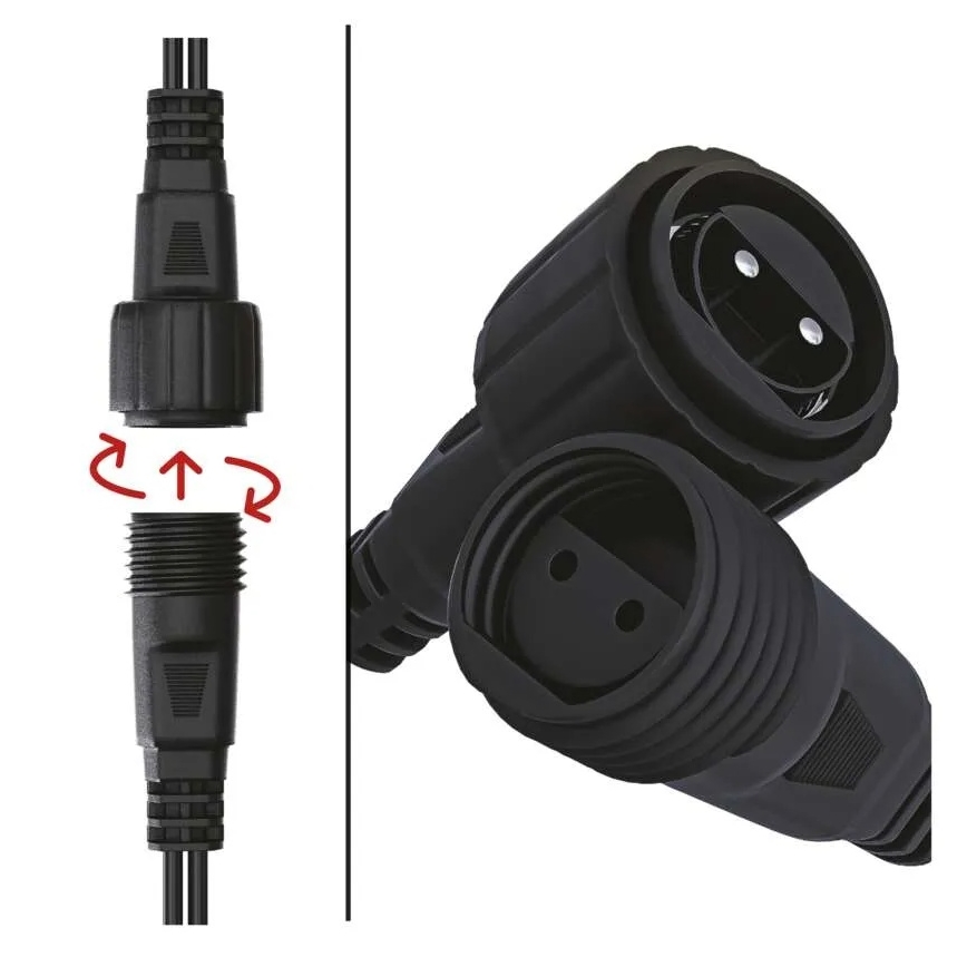 Außen-Verteilerkabel für Verbindungsketten, 0,5 m, IP44