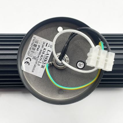 Außen-Wandstrahler LANTHEA, 2× GU10 / 11 W / 230 V, IP44, schwarz