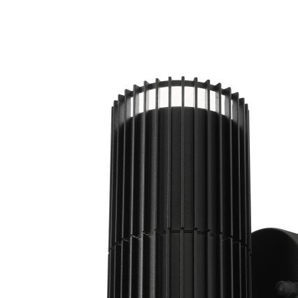 Außen-Wandstrahler LANTHEA, 2× GU10 / 11 W / 230 V, IP44, schwarz