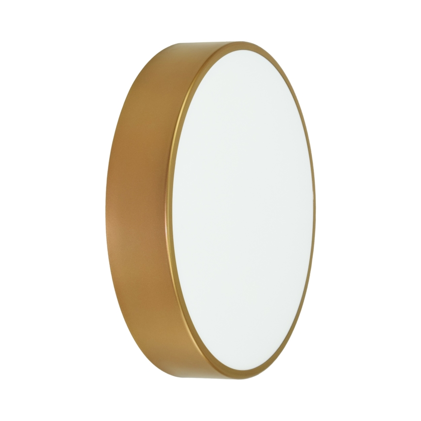 Außendeckenleuchte mit Sensor CLEO 3xE27/24W/230V d. 40 cm Gold IP54
