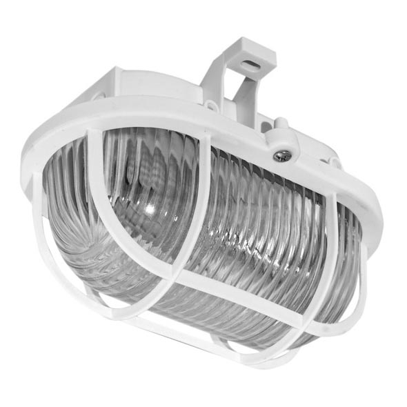 Außendeckenleuchte OVAL 1xE27/60W/230V IP44