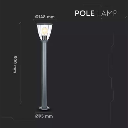 Außenlampe 1xE27/40W/230V IP44