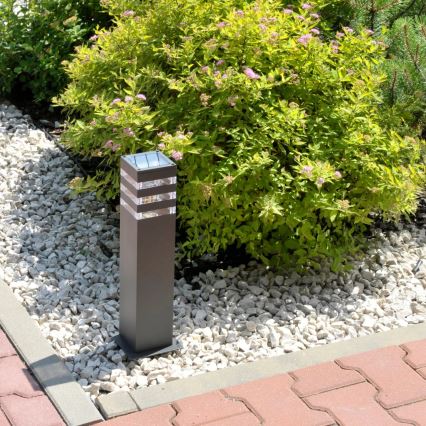 Außenleuchte TEKSAS 1xE27/12W/230V IP44 44 cm Anthrazit