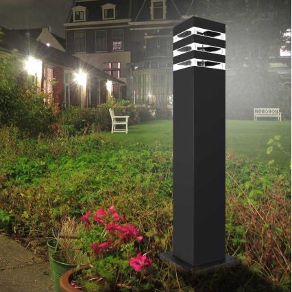 Außenleuchte TEKSAS 1xE27/12W/230V IP44 44 cm Anthrazit