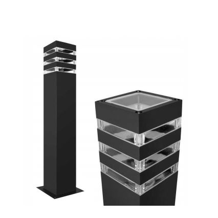 Außenleuchte TEKSAS 1xE27/12W/230V IP44 44 cm Anthrazit