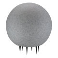 Außenleuchte ARGENTO 1xE27/15W/230V d 50 cm IP65 grau