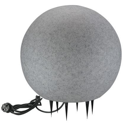 Außenleuchte ARGENTO 1xE27/15W/230V d 50 cm IP65 grau