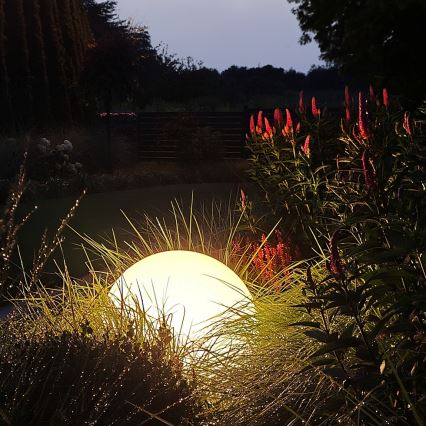 Außenleuchte GLOBO 1xE27/60W/230V Ø 30 cm IP44