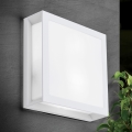 Außenleuchte HENRY 2xE27/15W/230V 26x26 cm IP44 weiß