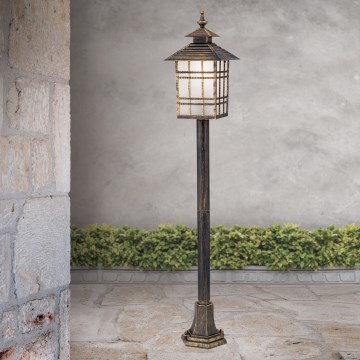 Außenleuchte KIKO 1xE27/11W/230V IP44 bronzen/Patina