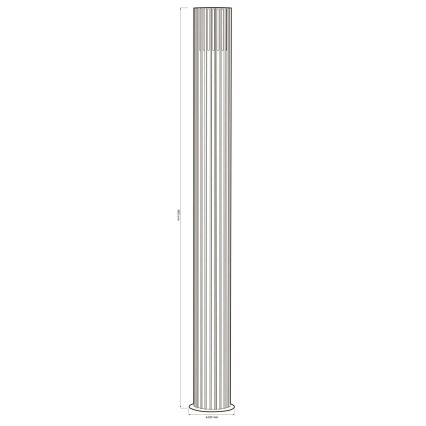 Außenleuchte KUUSAMO 1xE27/20W/230V 74 cm IP54 anthrazit