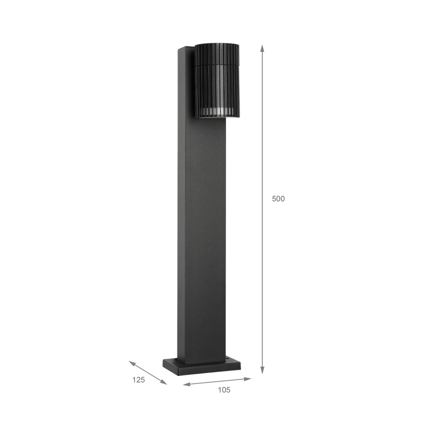 Außenleuchte LANTHEA 1xGU10/11W/230V IP44 50 cm schwarz
