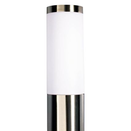 Außenleuchte LIVIA 1xE27/10W/230V 45 cm IP44 silber