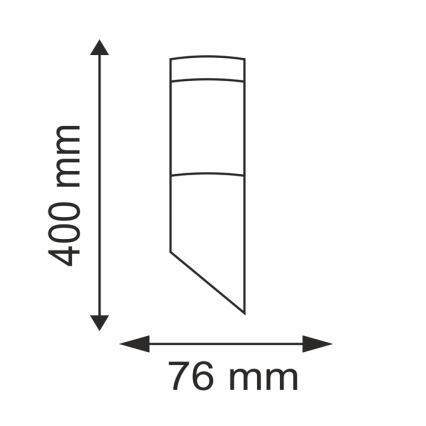 Außenleuchte LIVIA 1xE27/10W/230V IP44