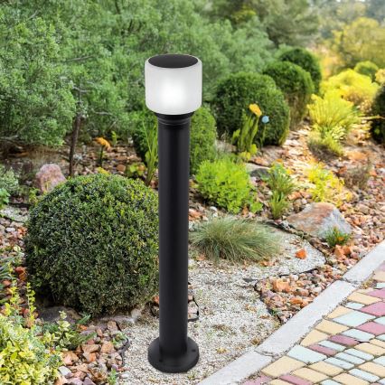 Außenleuchte MADRID 1xE27/12W/230V 80 cm IP44 schwarz