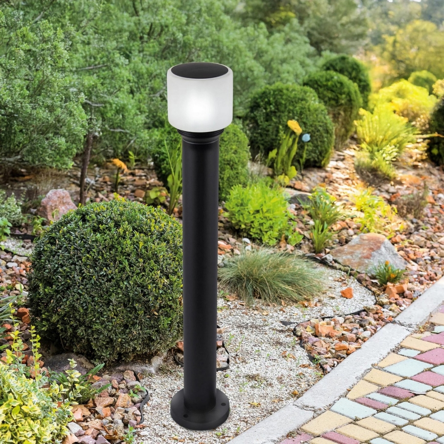 Außenleuchte MADRID 1xE27/12W/230V 80 cm IP44 schwarz