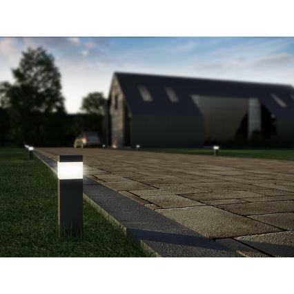 Außenleuchte mit Steckdose GARD 1xE14/60W/230V SCHUKO IP44