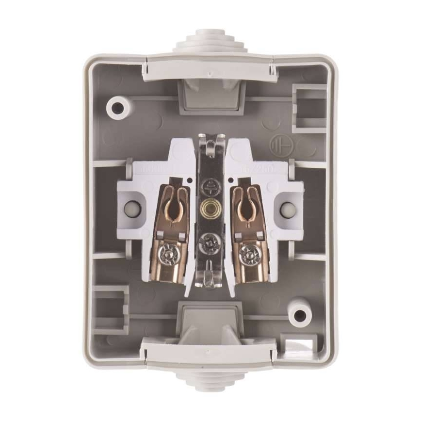 Außensteckdose SCHUKO 250V/16A IP44