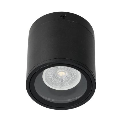 Außenstrahler 1xGU10/35W/230V IP54 rund schwarz