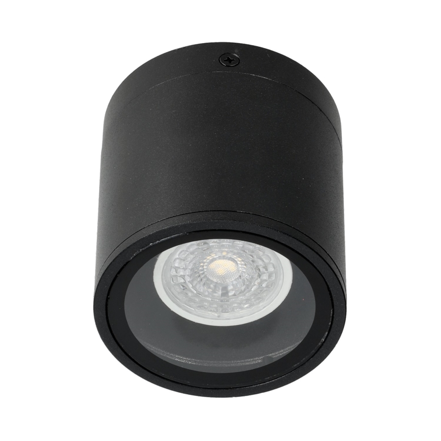 Außenstrahler 1xGU10/35W/230V IP54 rund schwarz