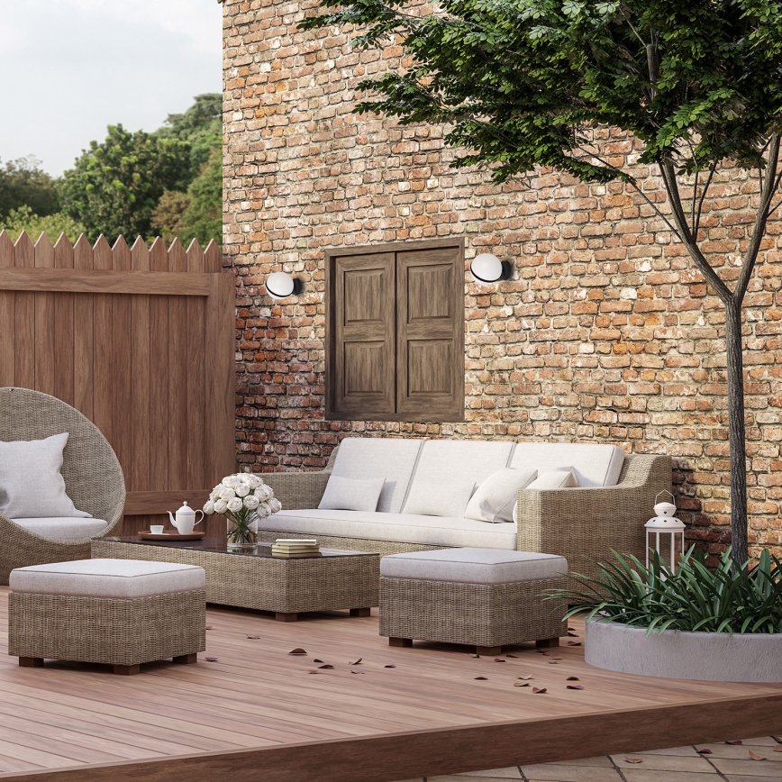 Außenwandbeleuchtung CIRCULO 1xE27/40W/230V IP44