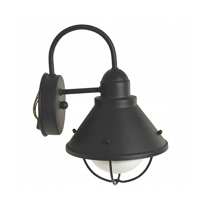 Außenwandbeleuchtung LAVINA 1xE27/60W/230V IP44 schwarz