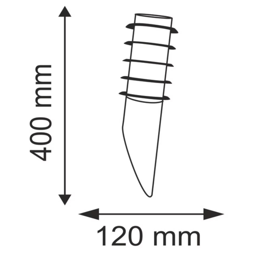 Außenwandleuchte 1xE27/40W SERENA