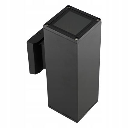 Außenwandleuchte 2xGU10/35W/230V IP54 schwarz