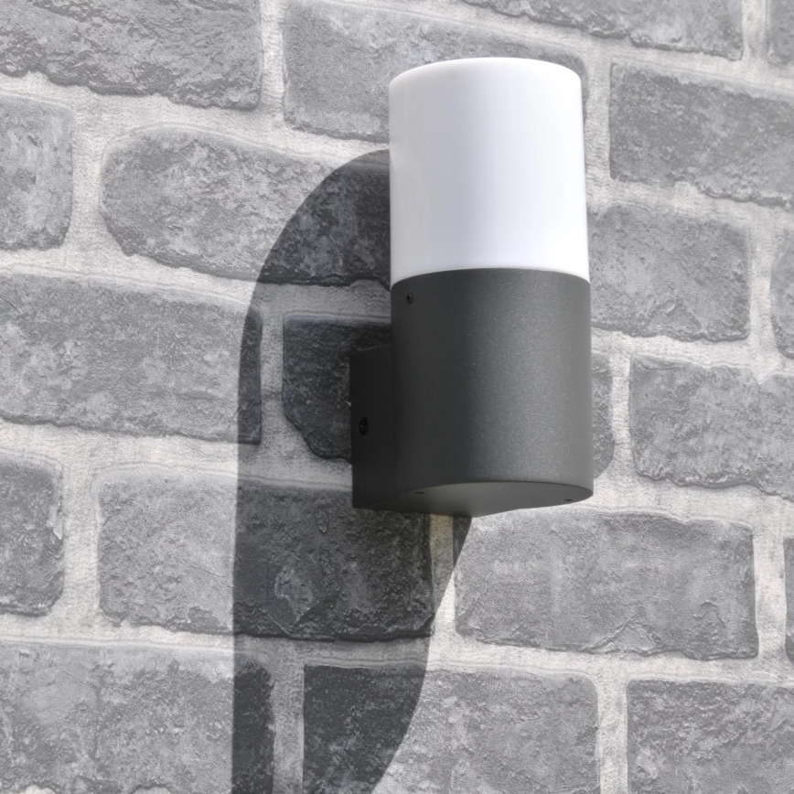 Außenwandleuchte DALLAS 1xE27/12W/230V IP44 Anthrazit