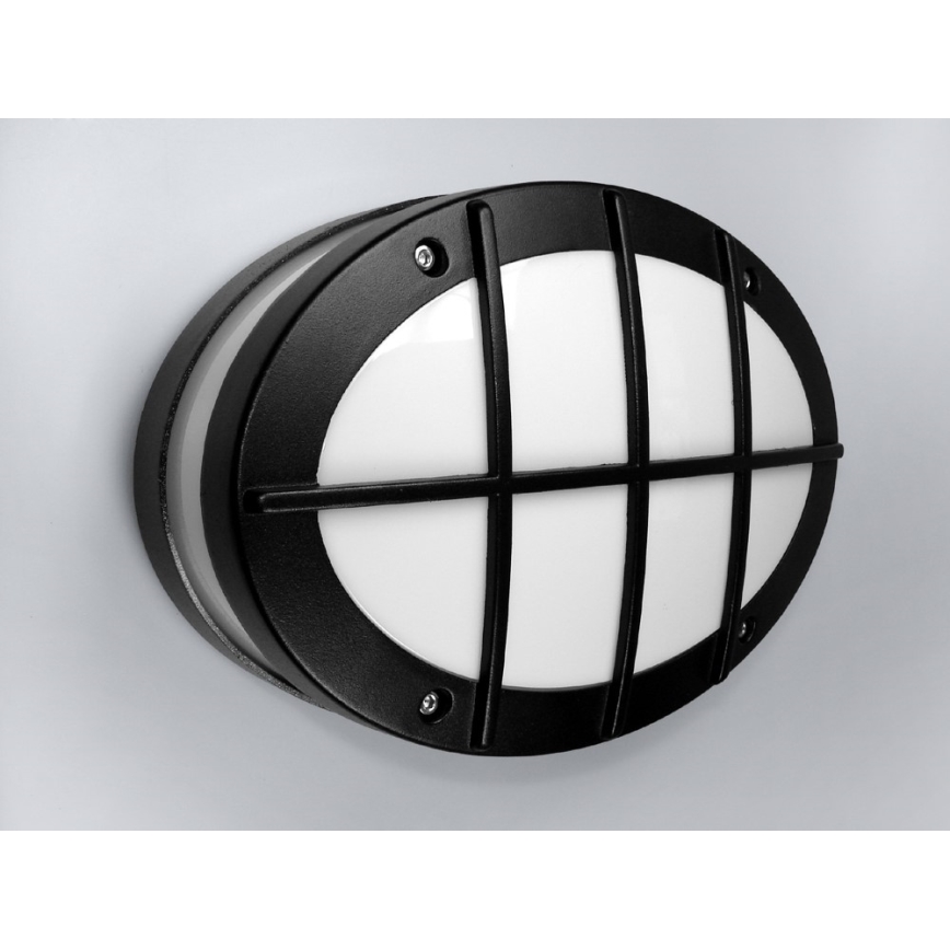 Außenwandleuchte GALLUN 1xE27/60W/230V IP54 schwarz