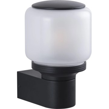 Außenwandleuchte MADRID 1xE27/12W/230V IP44 schwarz