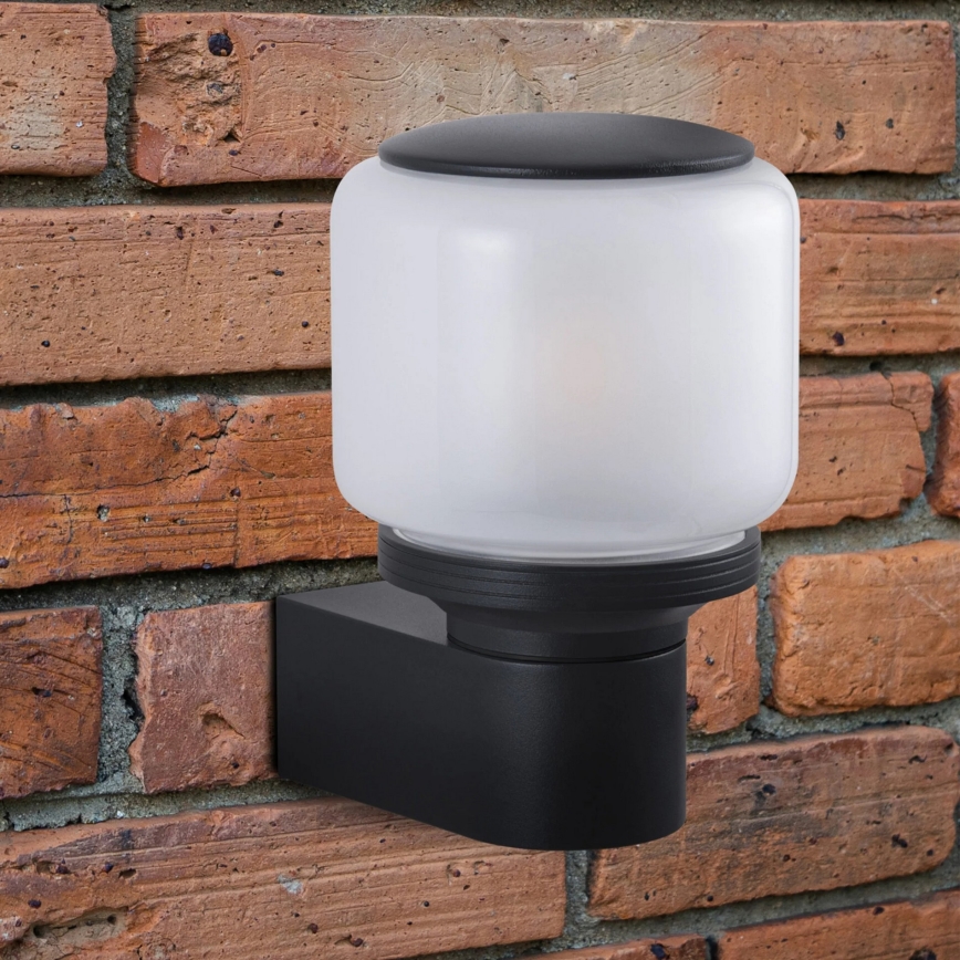 Außenwandleuchte MADRID 1xE27/12W/230V IP44 schwarz