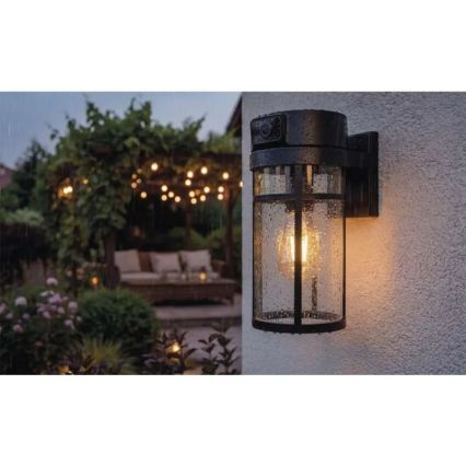 Außenwandleuchte mit Kamera GOSMART 1xE27/15W/230V Wi-Fi IP44