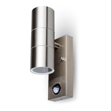 Außenwandleuchte mit Sensor 2xGU10/35W/230V IP44