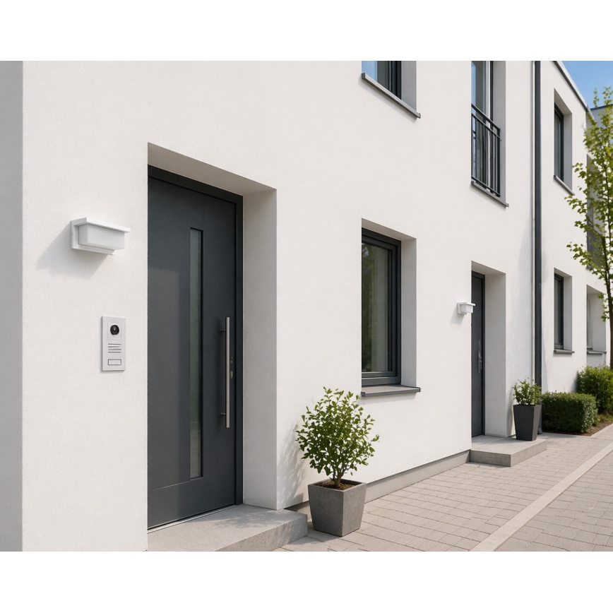 Außenwandleuchte NEELY 1xE27/60W/230V IP54 weiß