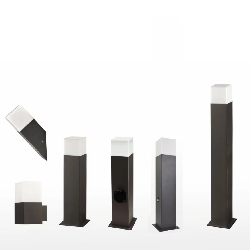 Außenwandleuchte NEW YORK 1xE27/12W/230V IP44 Anthrazit