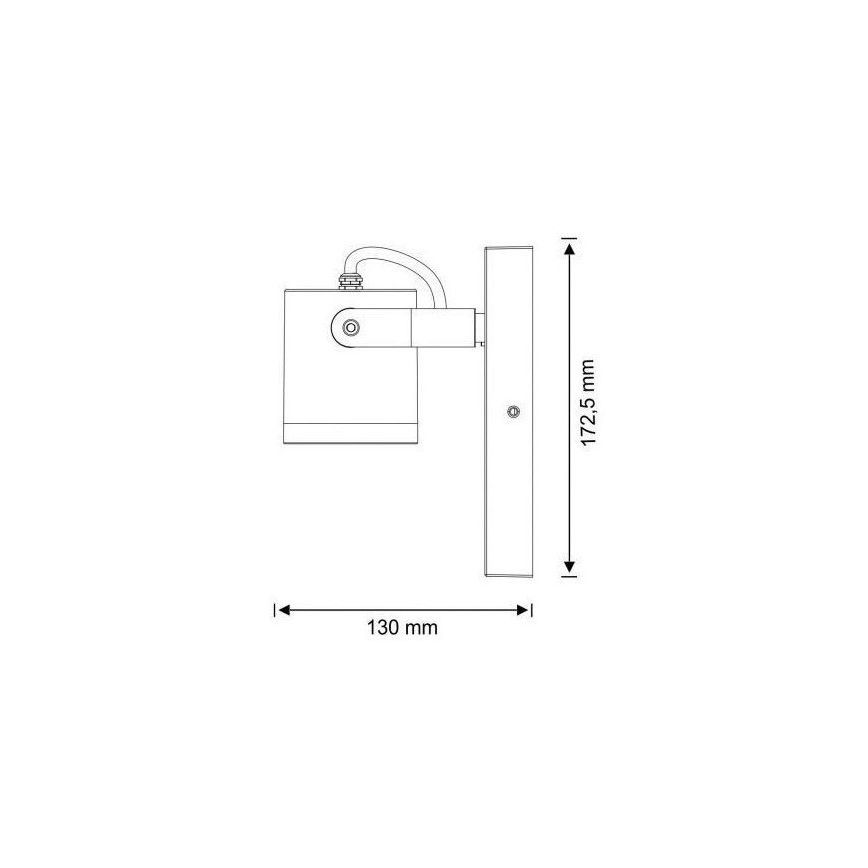 Außenwandleuchte PINO 1xGU10/10W/230V IP44