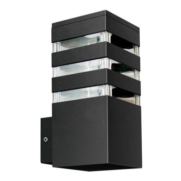 Außenwandleuchte TEKSAS 1xE27/12W/230V IP44 Anthrazit